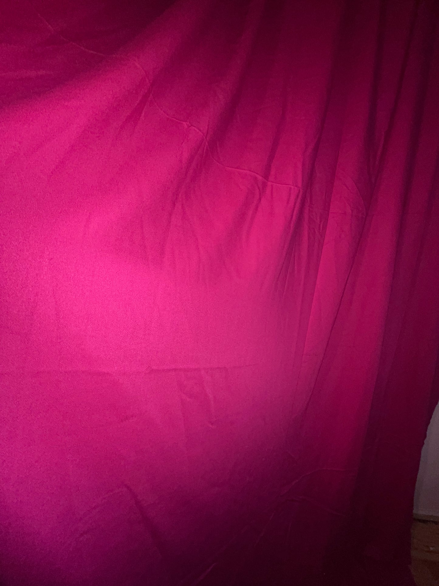 FABRIC RENTAL HOT PINK MEDIUM WEIGHT FABRIC PIECE