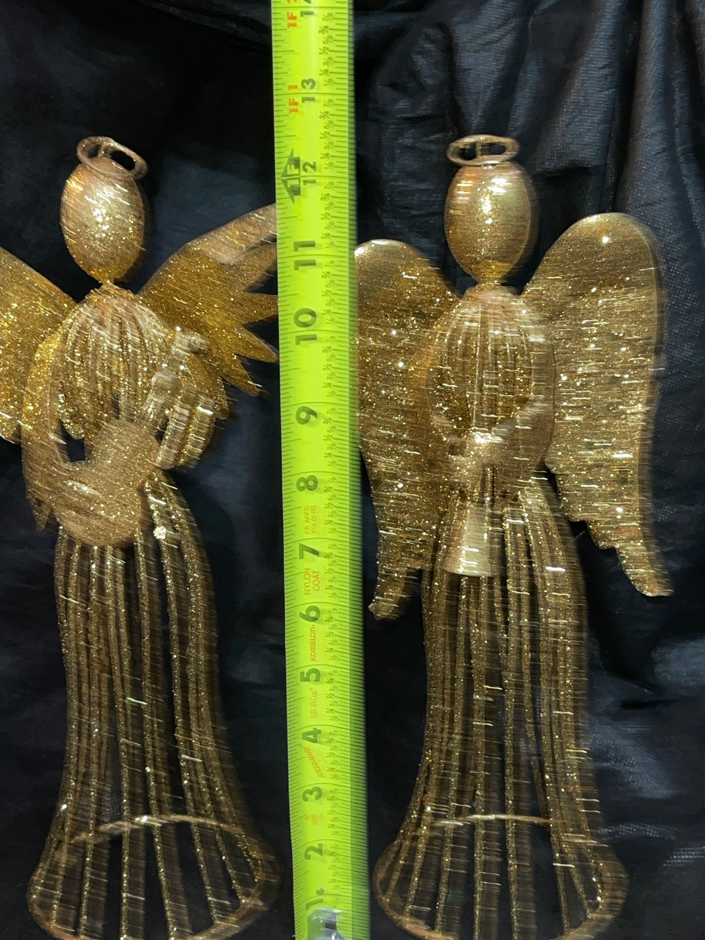 PROP RENTAL GOLD GLITTER ANGELS RELIGIOUS WEDDING CEREMONY CHRISTMAS FANTASY TV FILM