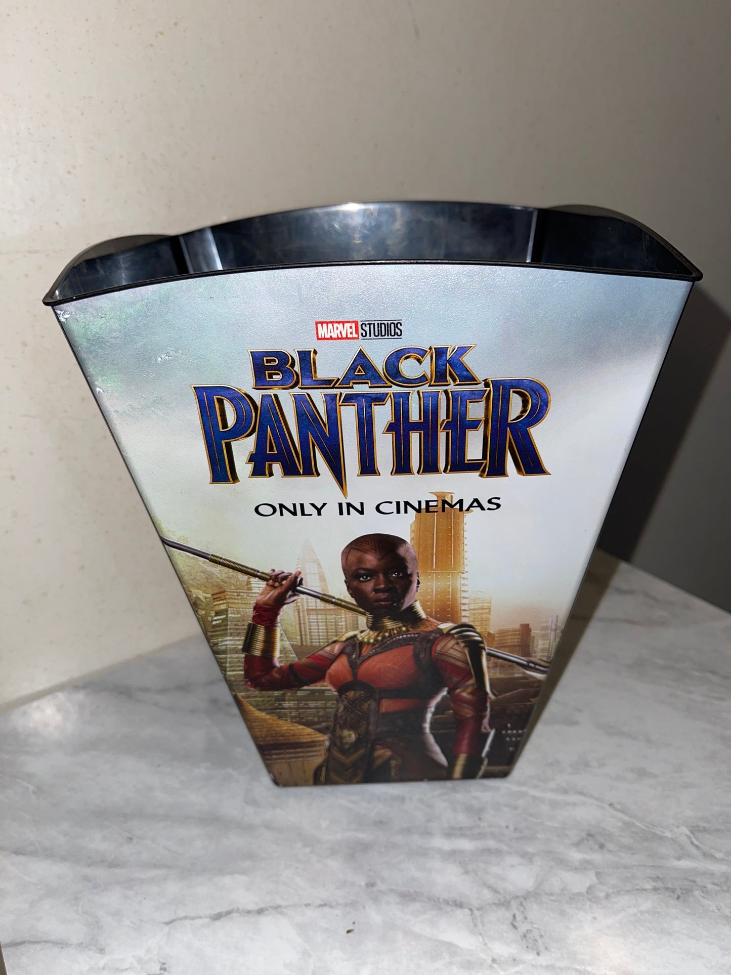 Movie memorabilia RENTAL Black Panther film popcorn
