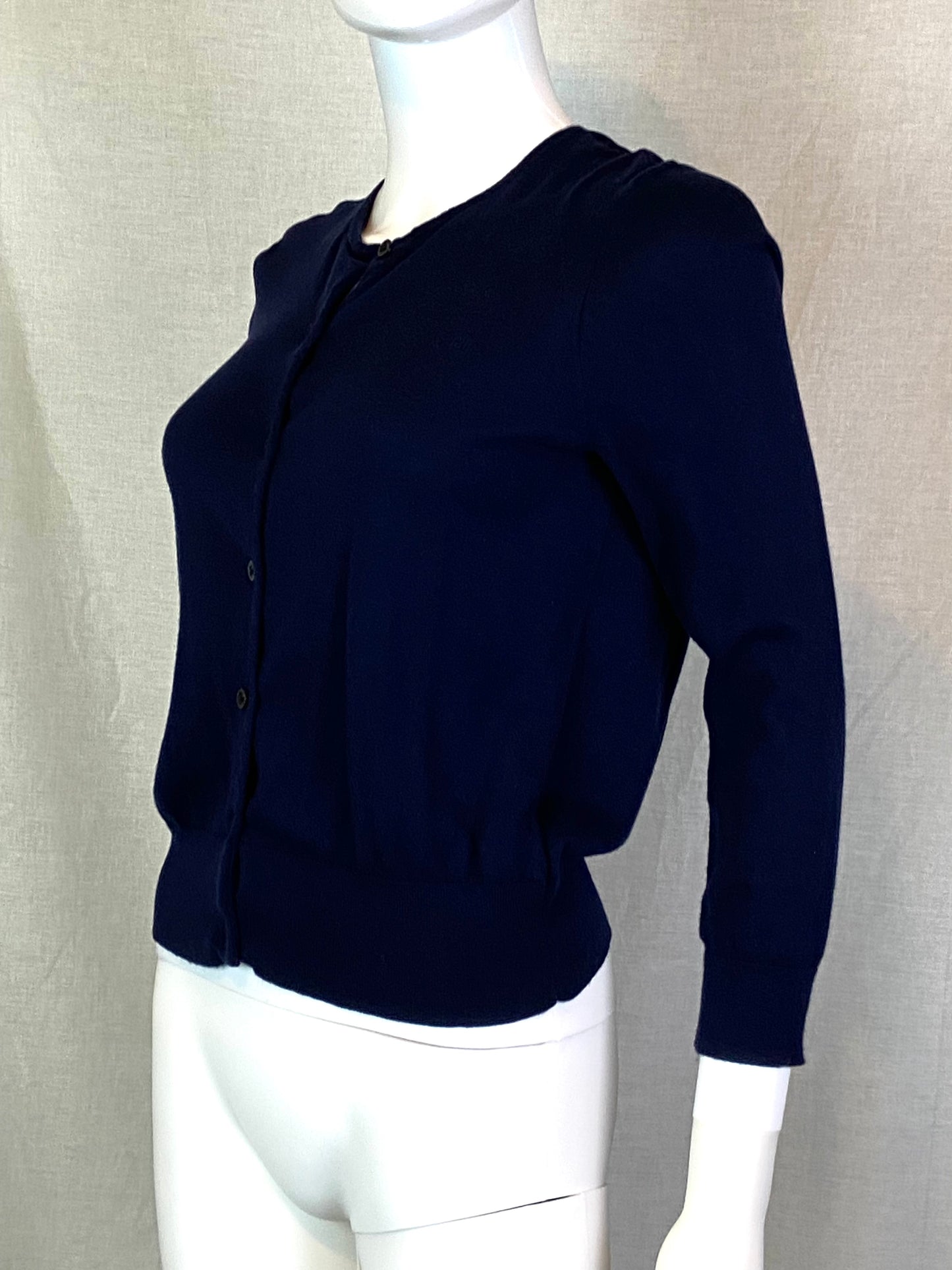 LAUREN Ralph Lauren Navy Blue Sweater Cardigan M ABBY ESSIE STUDIOS