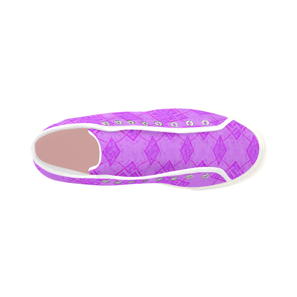 red pink purple exes crop 2.66 mb Vancouver H Women's Canvas Shoes (1013-1) e-joyer