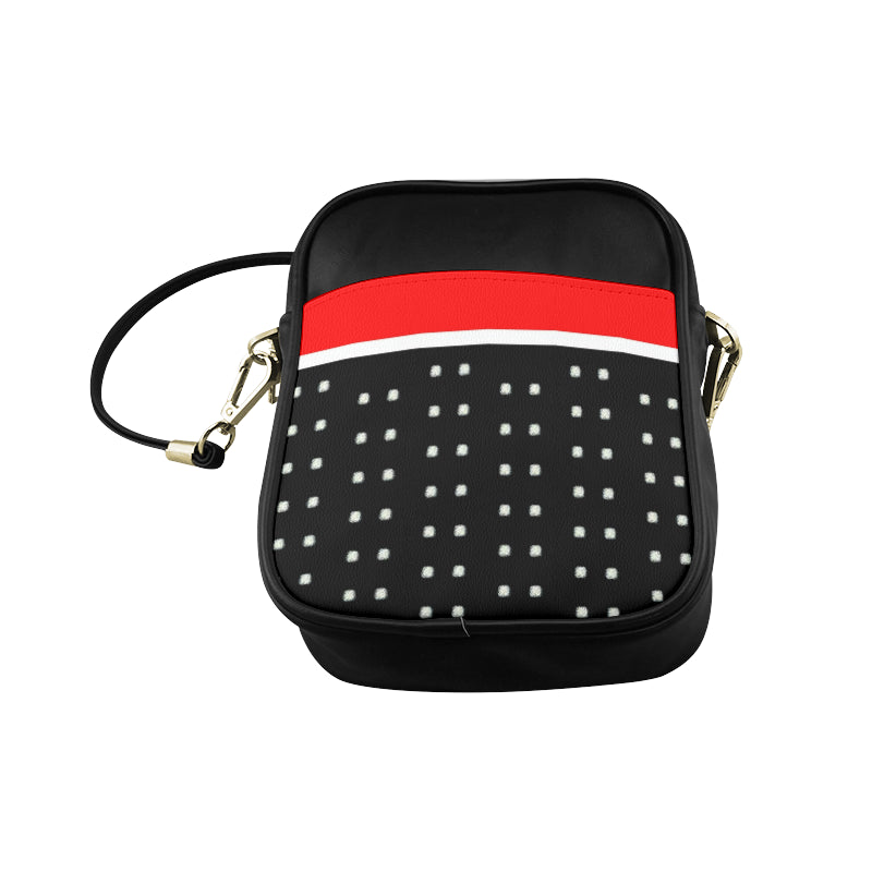 Polka Stripe Sling Crossbody Bag e-joyer