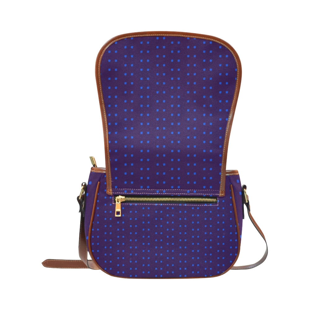 Polka Stripe Saddle Bag e-joyer
