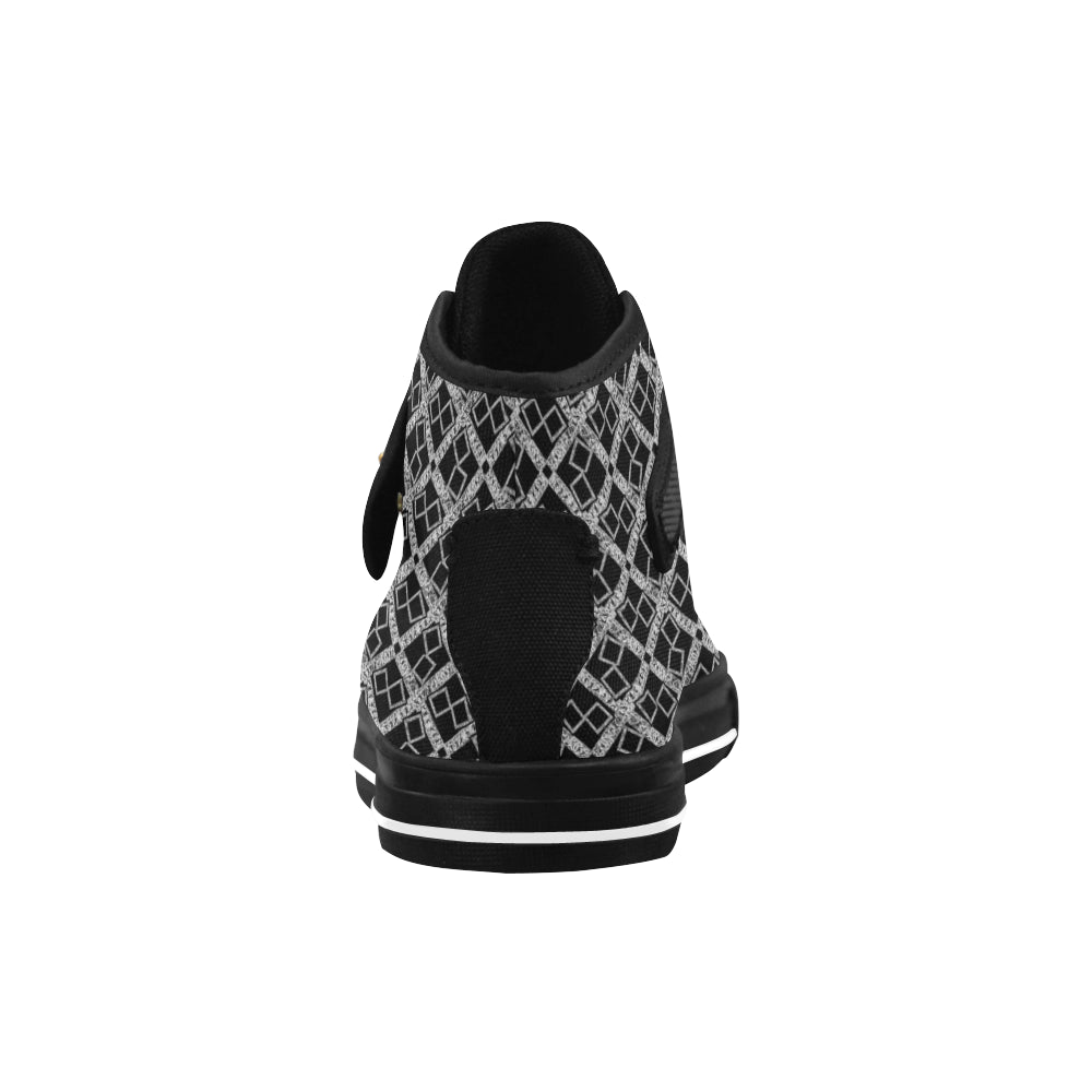 silver black logo xtra large panel 3.6 mb.jpg hori Aquila Strap Women's Shoes/Large Size (Model 1202) e-joyer