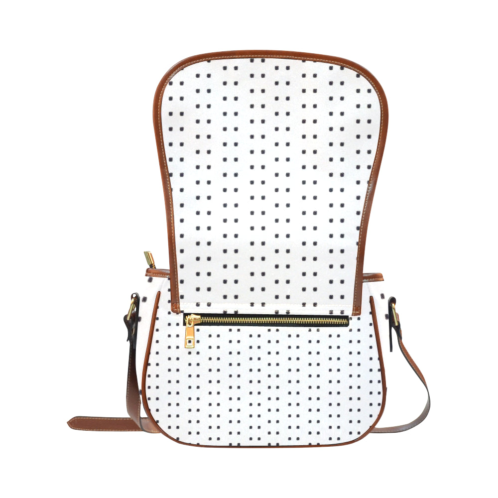 Polka Stripe Saddle Bag e-joyer