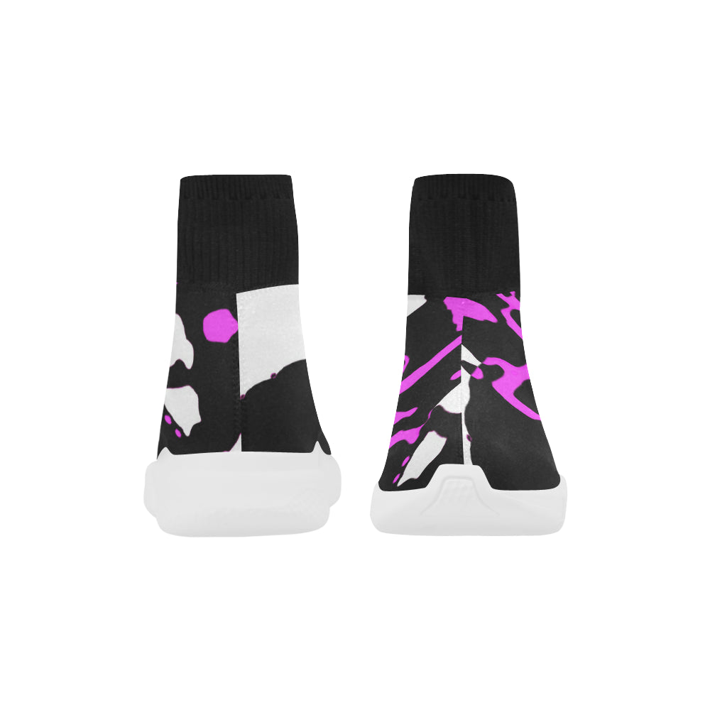 63 IMG_3805 Unicorn Stretch Sock Women's Shoes (Model 039) e-joyer