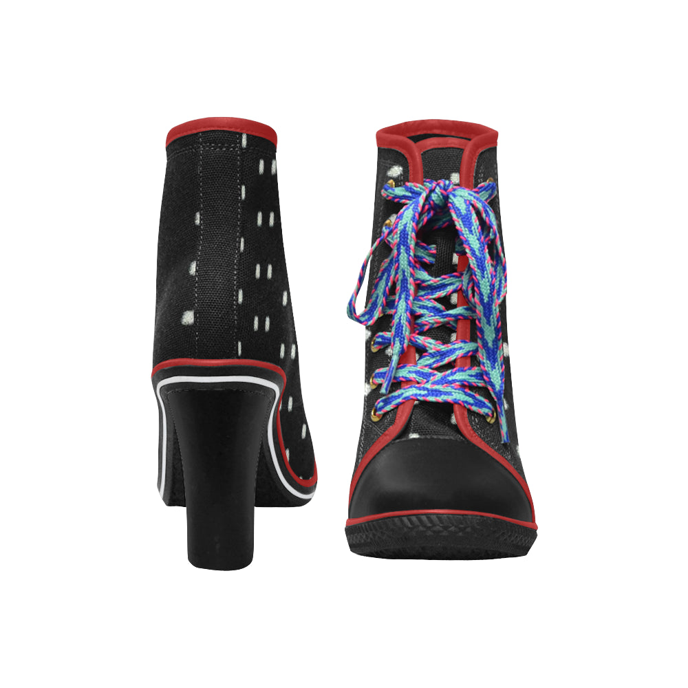 Polka Stripe Boots e-joyer