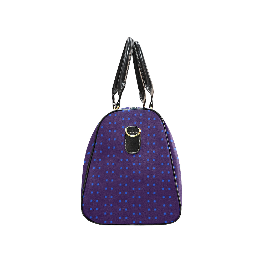 Polka Stripe Carryall Duffle Bag e-joyer