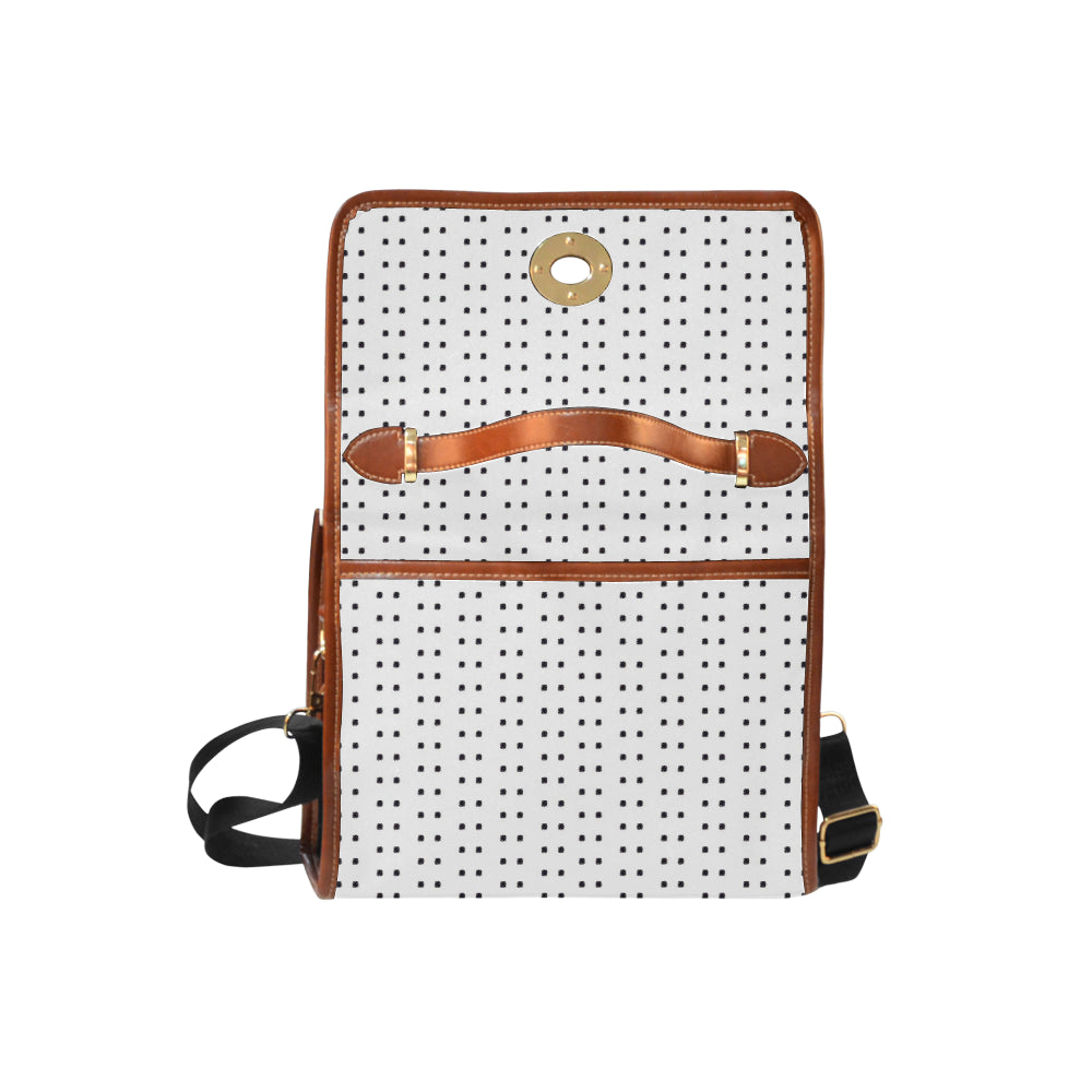 Polka Stripe London Satchel Bag e-joyer