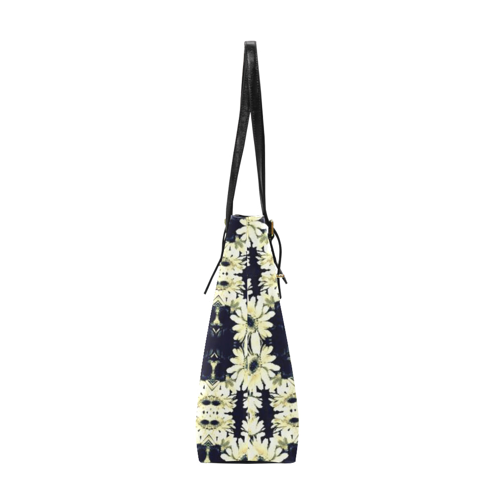 Damask Classic Leather Tote Bag e-joyer