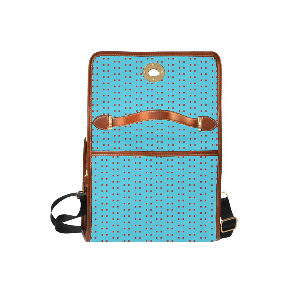 Polka Stripe London Satchel Bag e-joyer