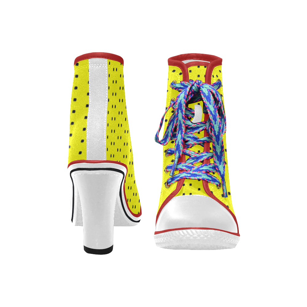 Polka Stripe Boots e-joyer