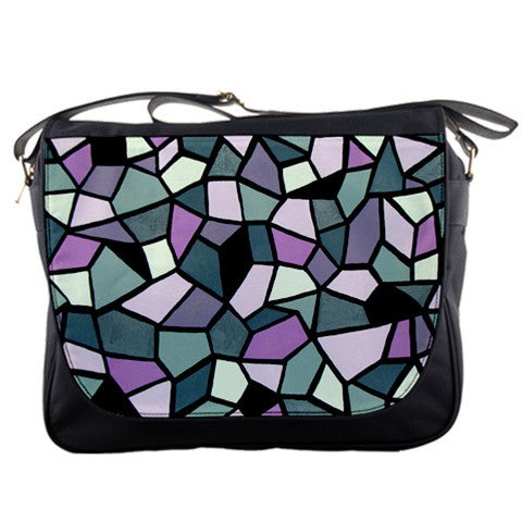 Dimensions Pink Black Gray Large Messenger Bag Abby Essie