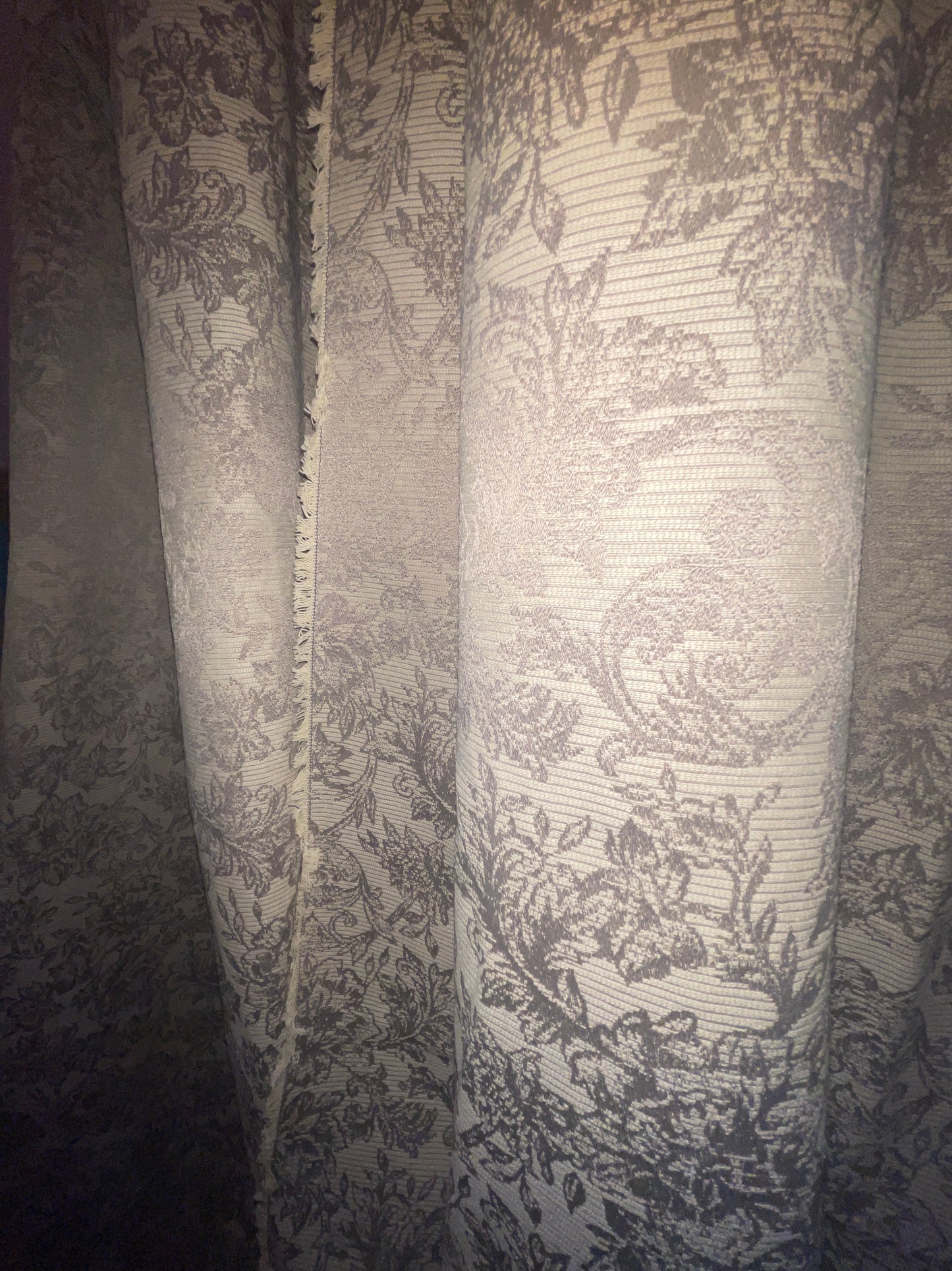 CURTAIN RENTAL TAN BEIGE GOLD BROCADE SATIN FLORAL BRIDGERTON FABRIC FRENCH VICTORIAN