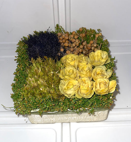 FLOWERS RENTAL DRIED ROSES GARDEN MIX BOX