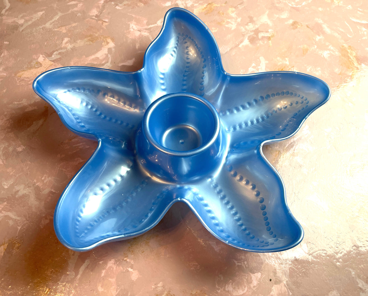 RENTAL BLUE STARFISH PARTY APPETIZER CHIP