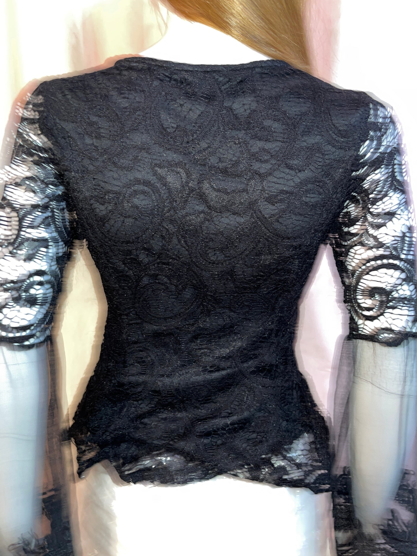 Black Lace Victorian Top & Bubble Skirt