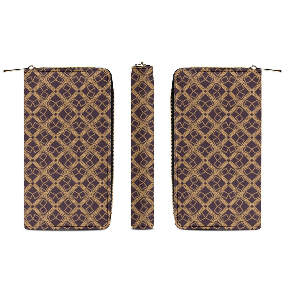 Leather Zipper Wallet
