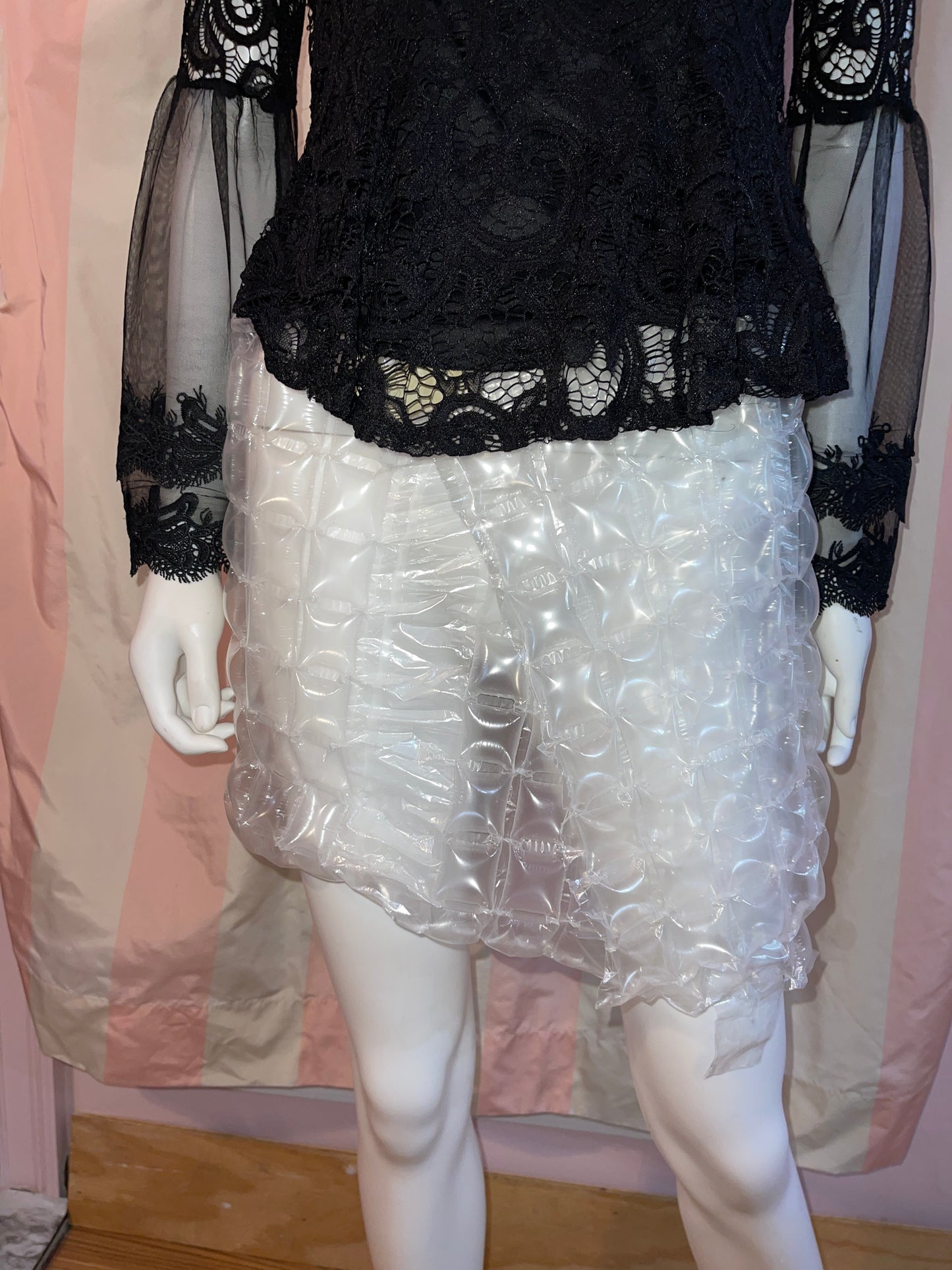 Black Lace Victorian Top & Bubble Skirt