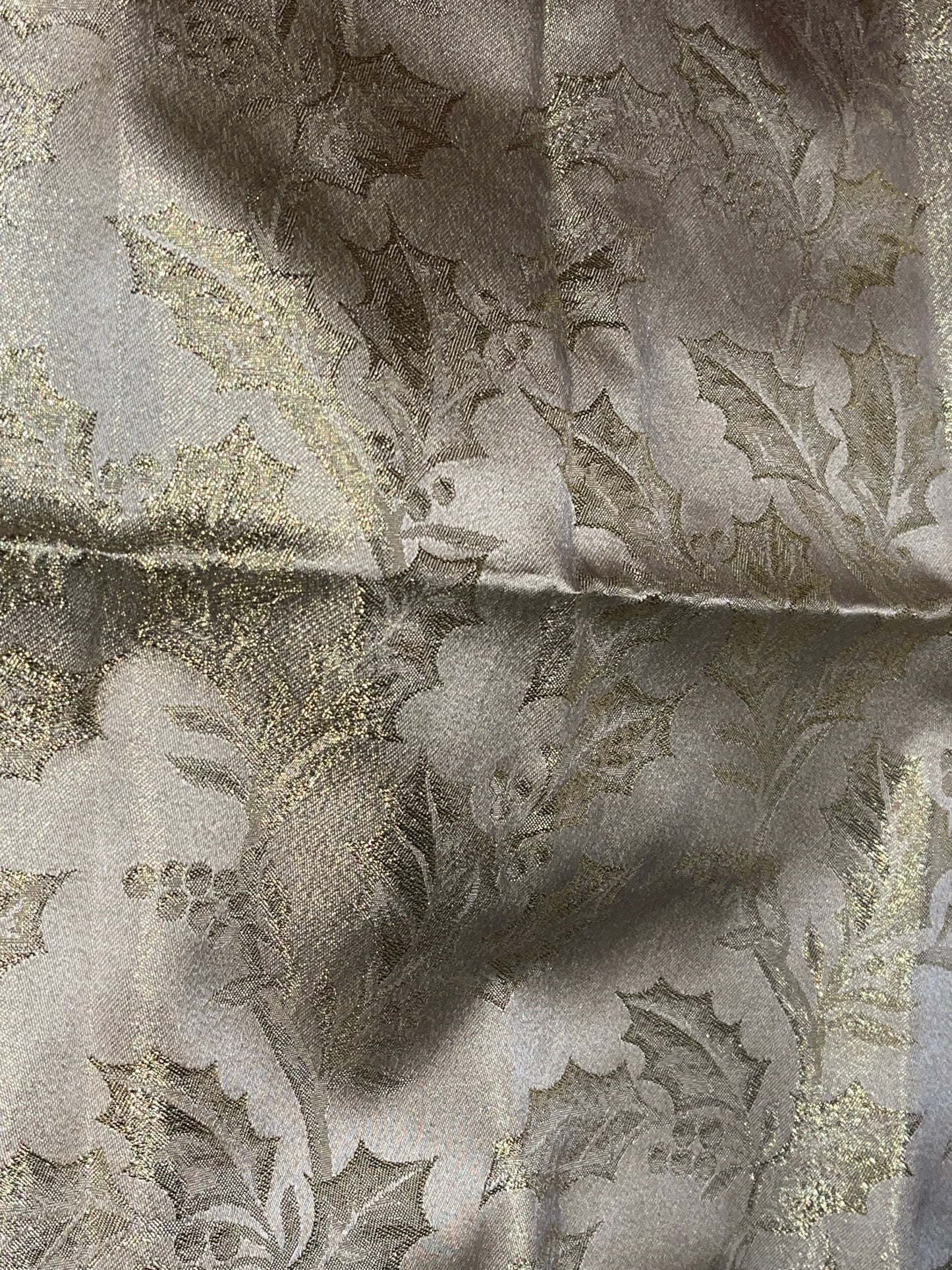 CURTAIN RENTAL TAN BEIGE GOLD BROCADE SATIN FLORAL BRIDGERTON FABRIC FRENCH VICTORIAN