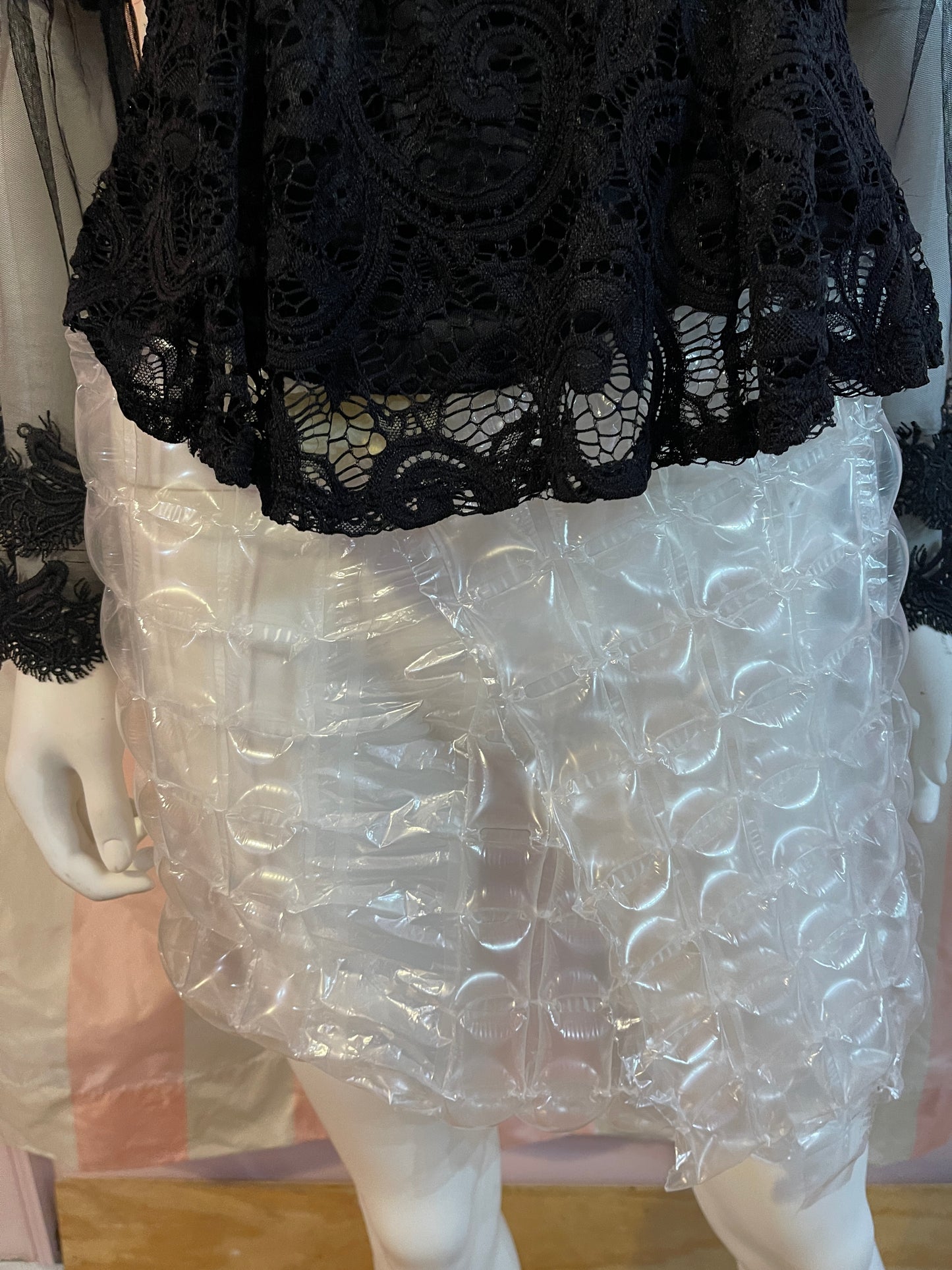 Black Lace Victorian Top & Bubble Skirt