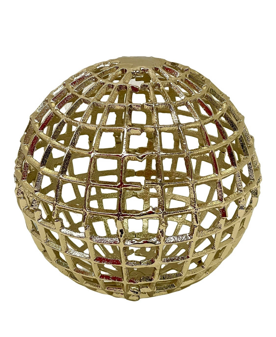 RENTAL GOLD GILT METAL GLOBES BALLS