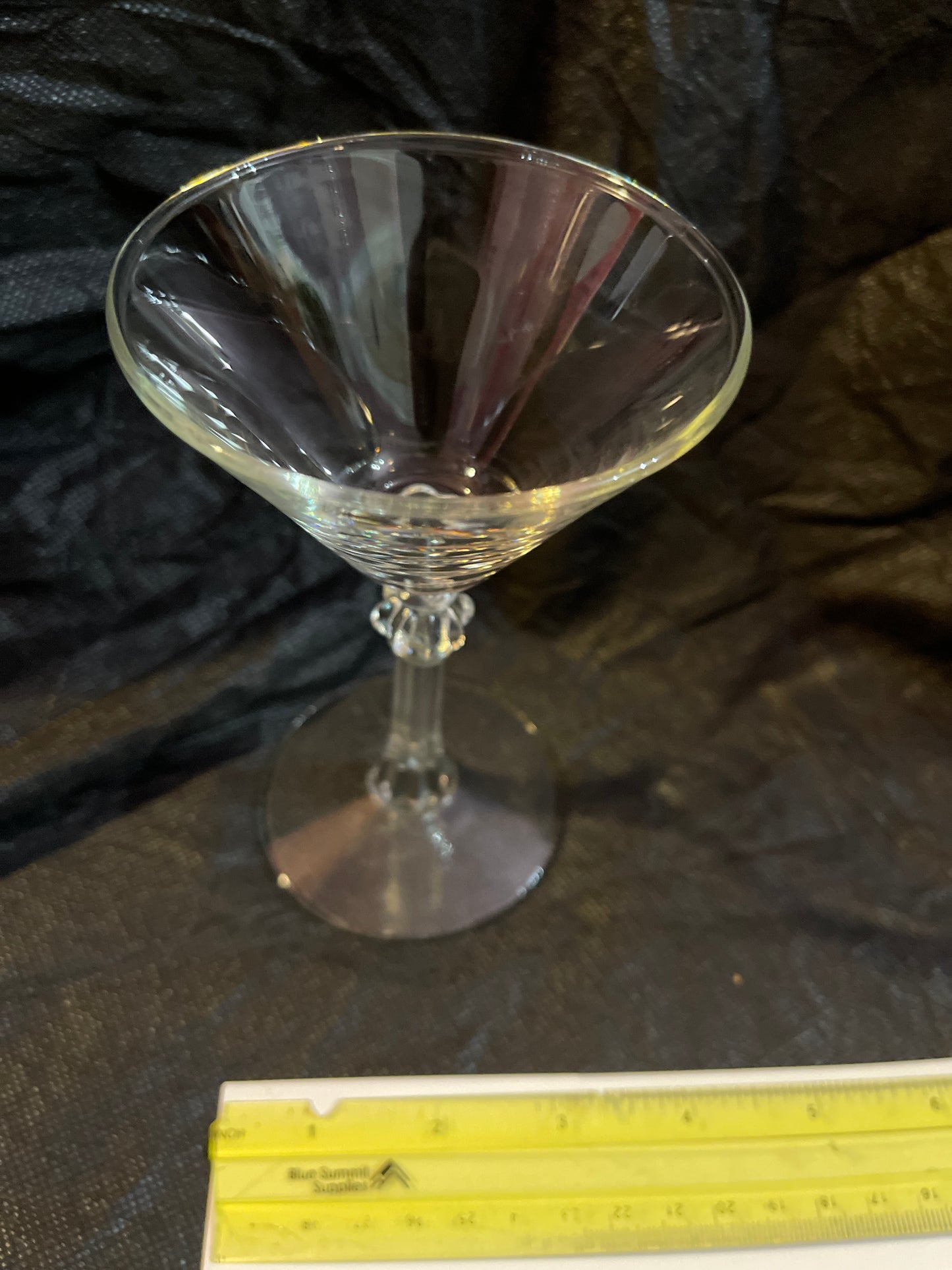 Glasses bar ware RENTAL Vintage Glass Small Martini Glass serving serveware