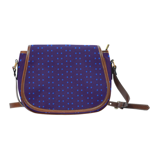 Polka Stripe Saddle Bag e-joyer