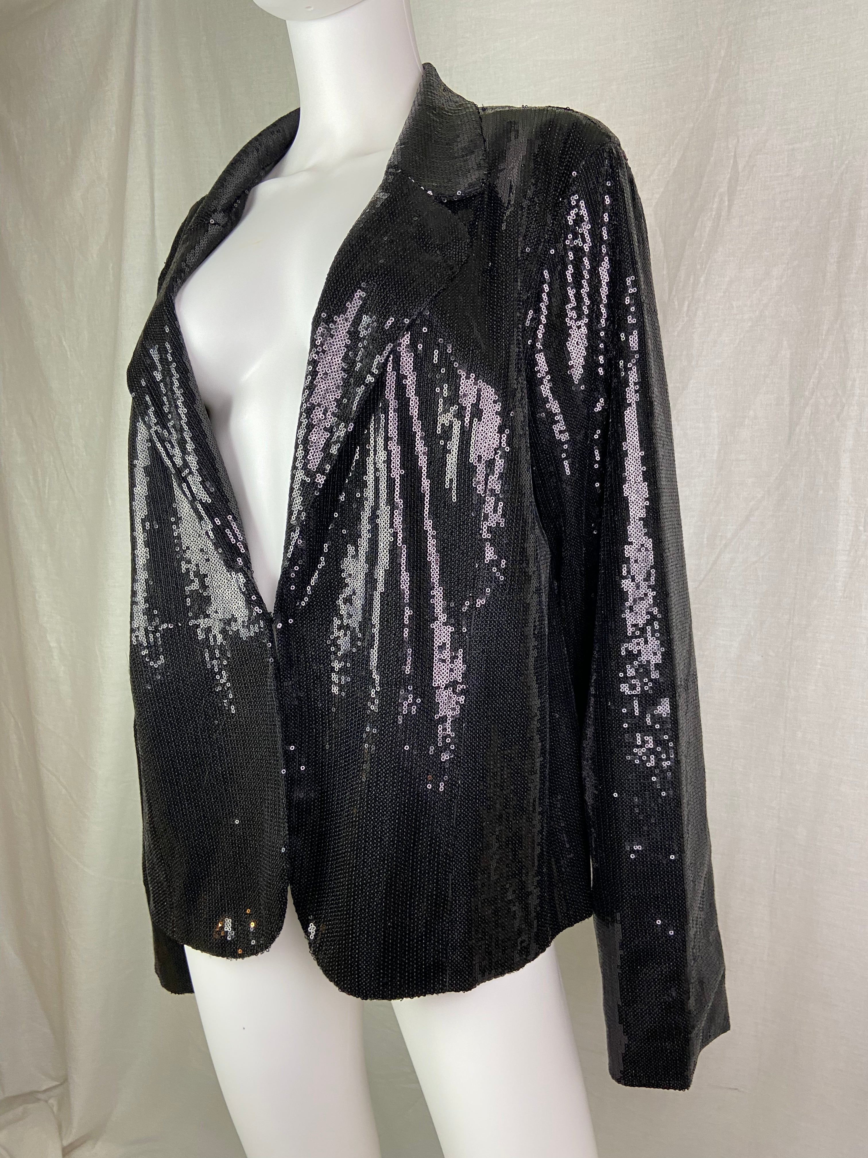 Black sequin jacket forever hot sale 21