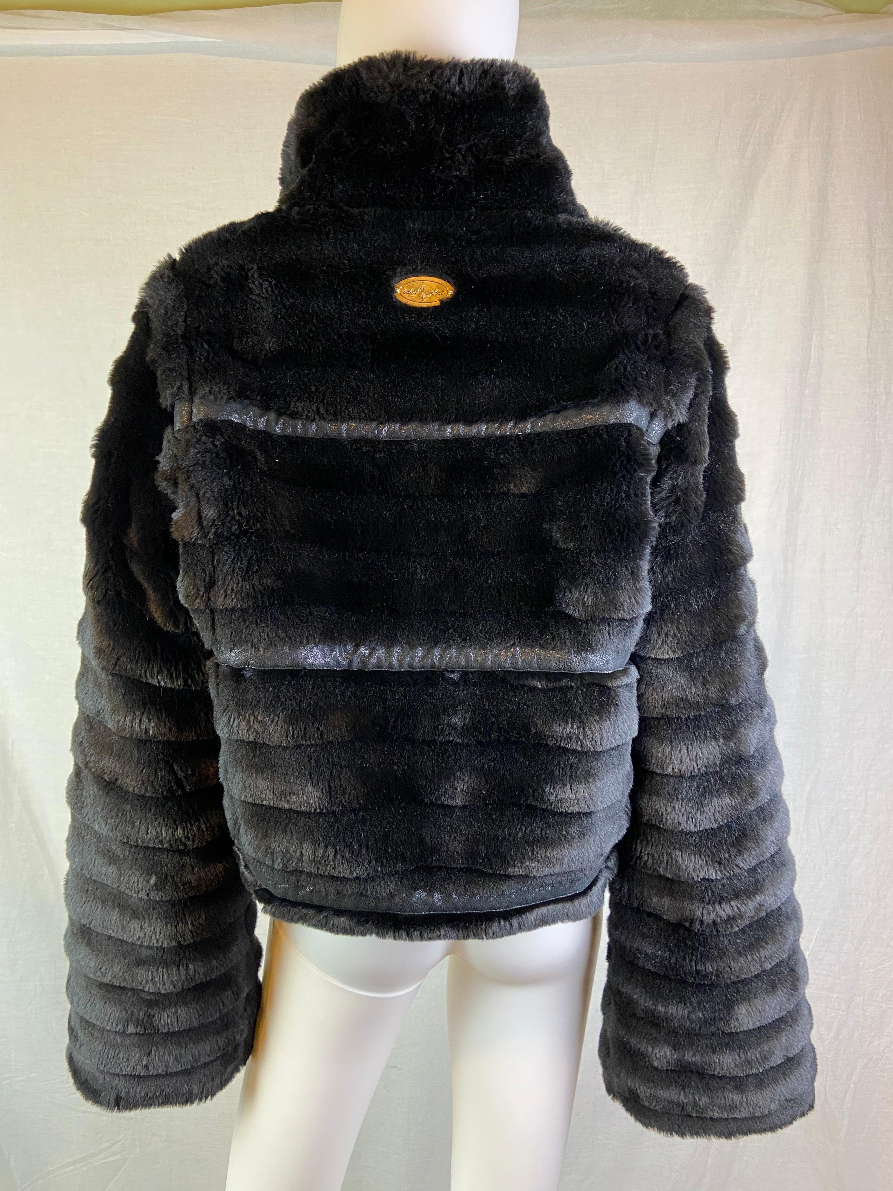 Baby phat fur coat on sale