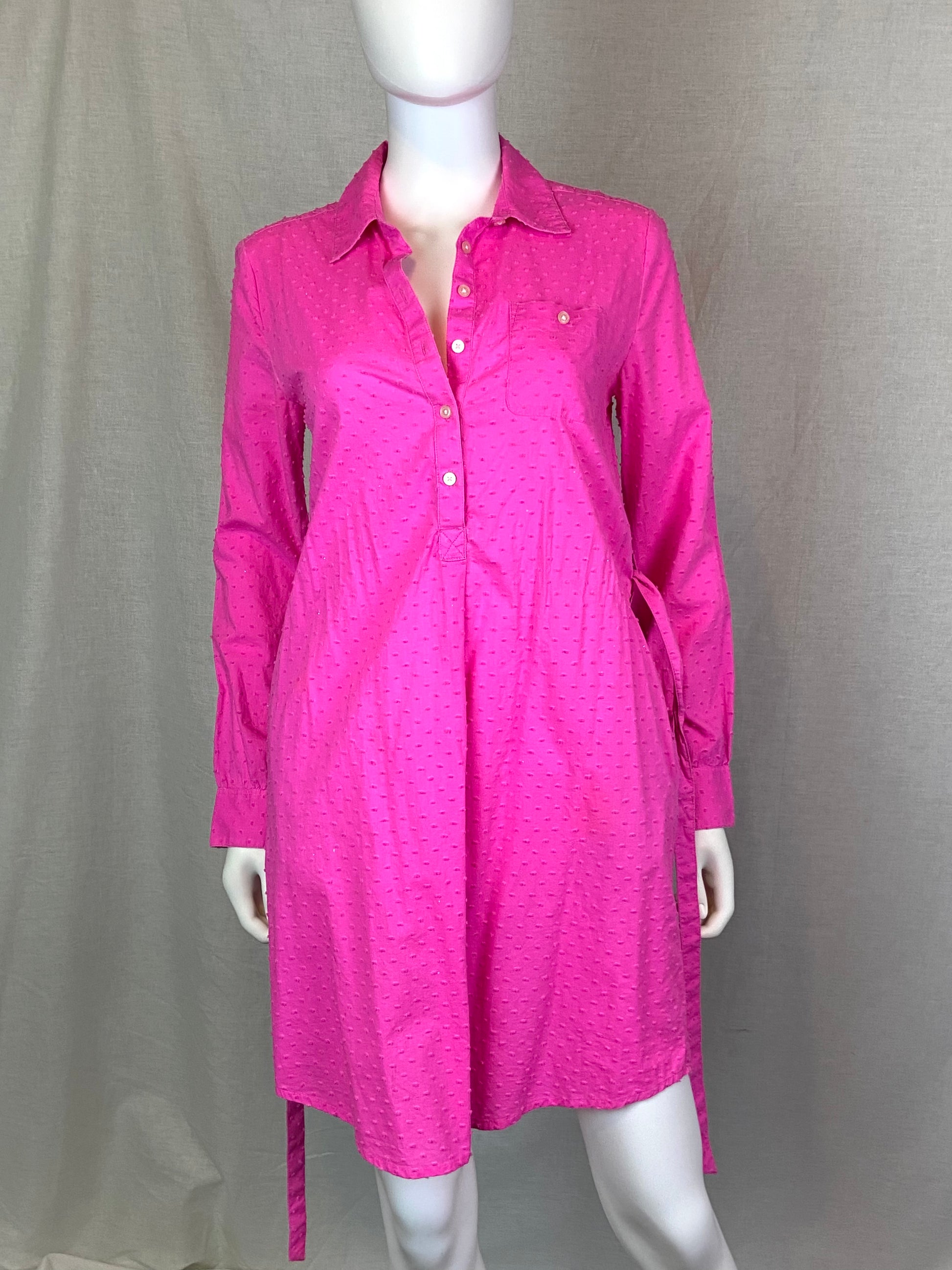 GAP Hot Pink Poplin Shirt Dress XS – ABBY ESSIE GAP Hot Pink Poplin Shirt Dress XS – ABBY ESSIE