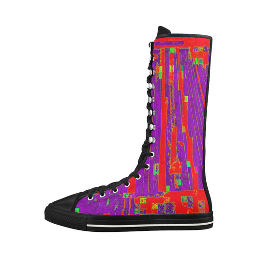 81 IMG_1470.JPG 8 Canvas Long Boots For Women Model 7013H e-joyer
