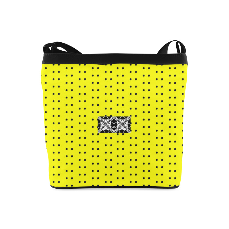 VIP Logo Polka Stripe City Crossbody Bag e-joyer